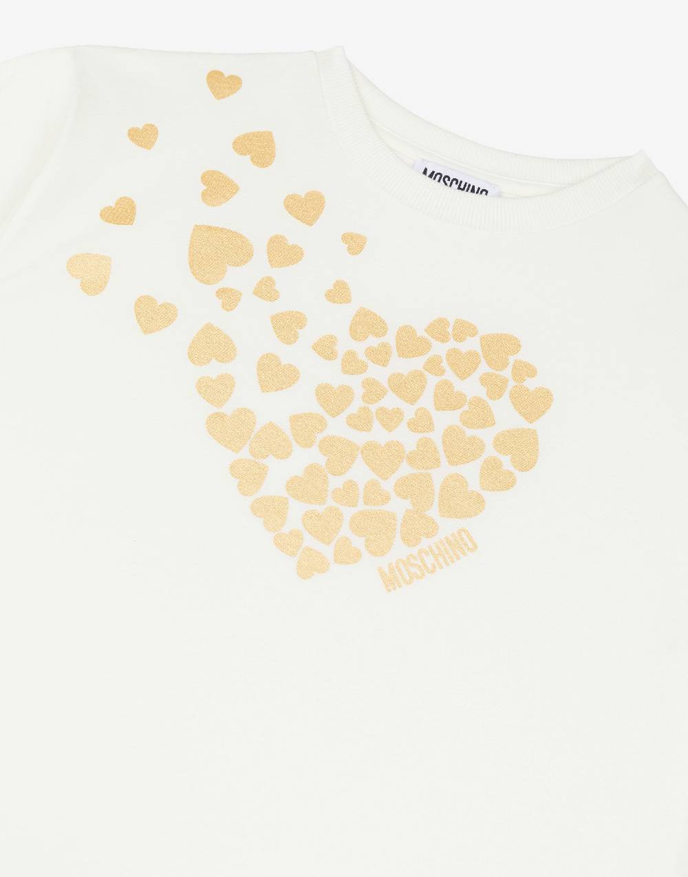 Love Moschino Maxi t-shirt Degradé Heart Italia
