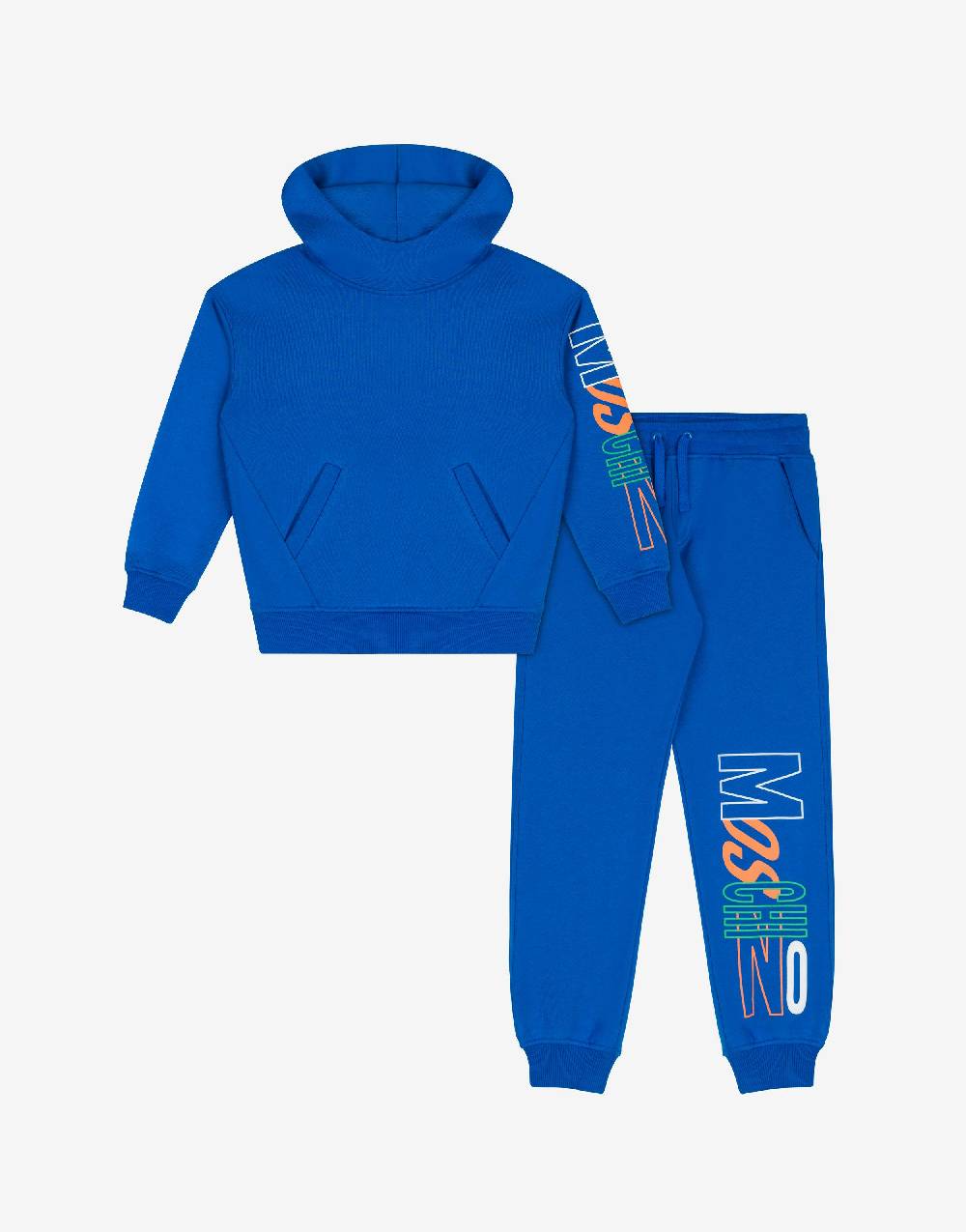 Love Moschino Completo tuta in felpa Multicolor Logo Offerte stagionali