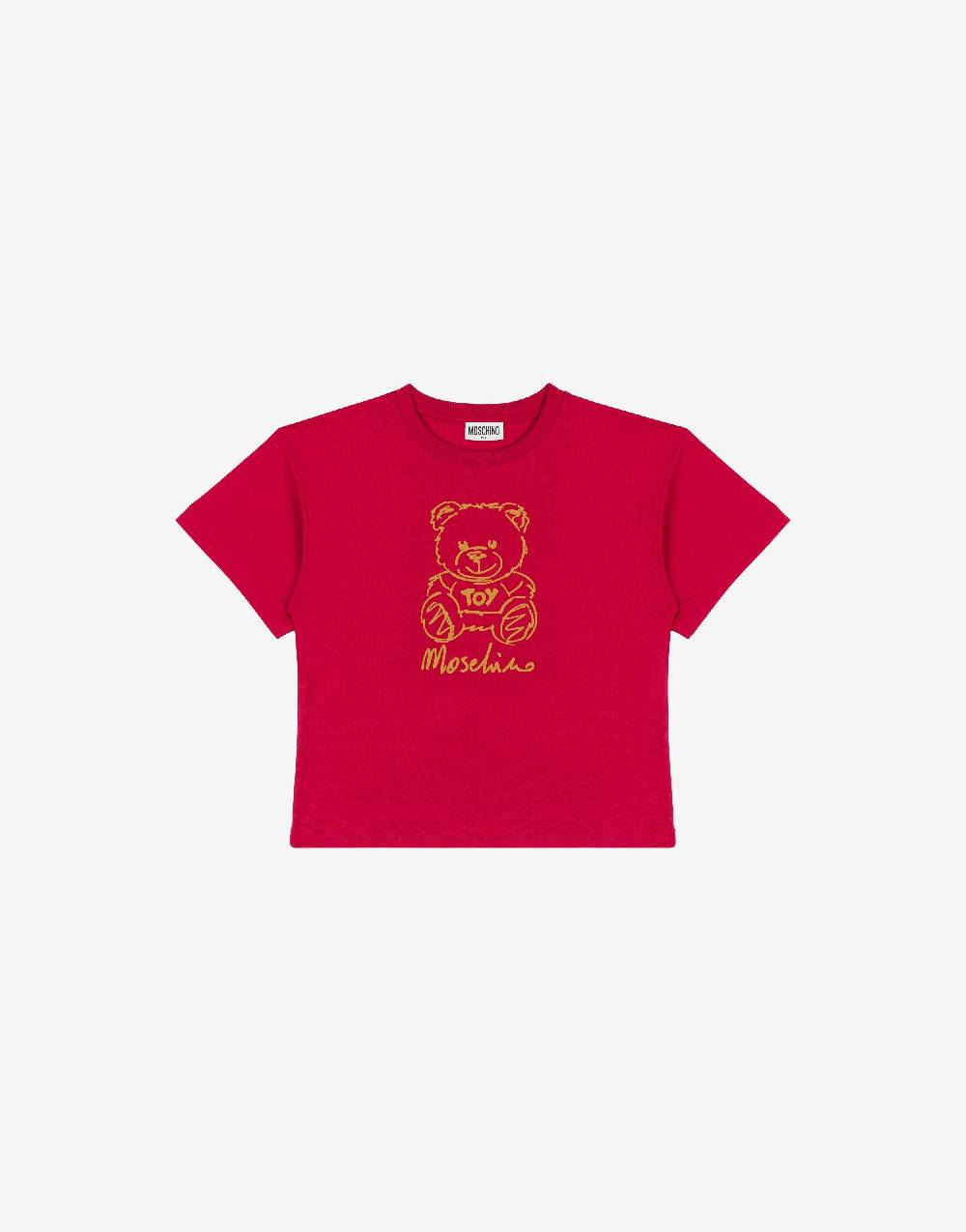 Love Moschino T-shirt in jersey Teddy Print Sconti VIP