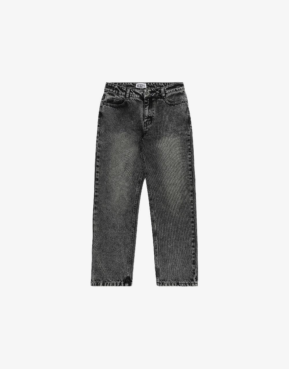Love Moschino Pantalone in denim Logo Embroidery