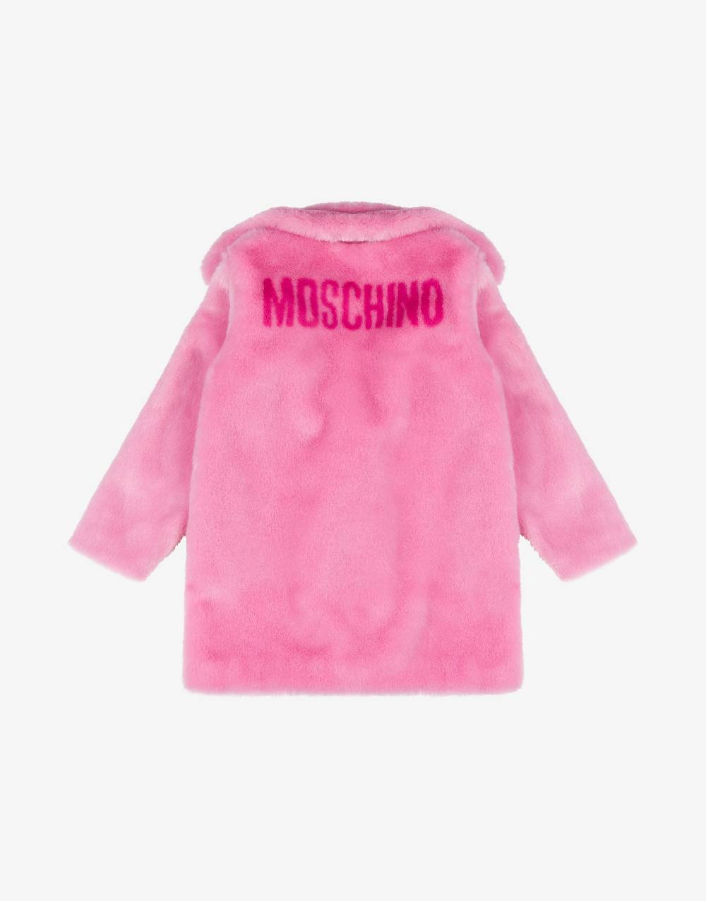 Love Moschino Cappotto in tessuto soft con logo Latest stili