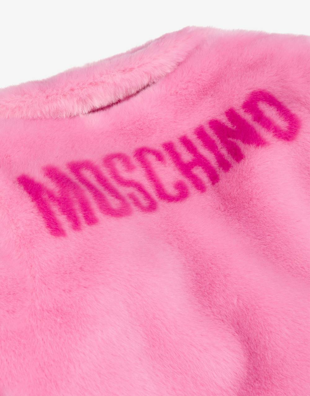 Love Moschino Cappotto in tessuto soft con logo Latest stili