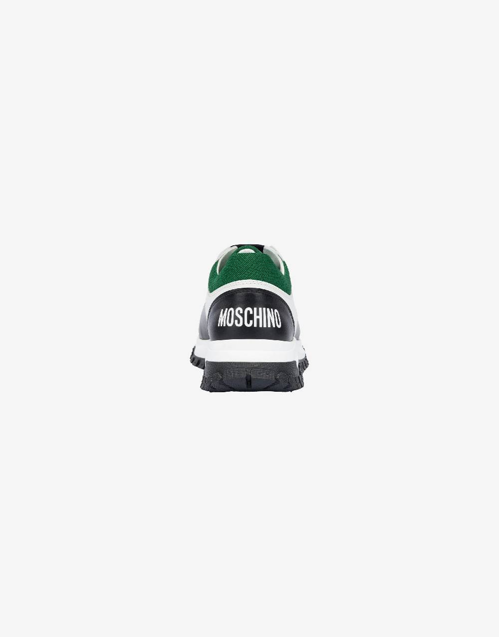 Love Moschino Sneakers running in rete e vitello Fino al 50% di sconto