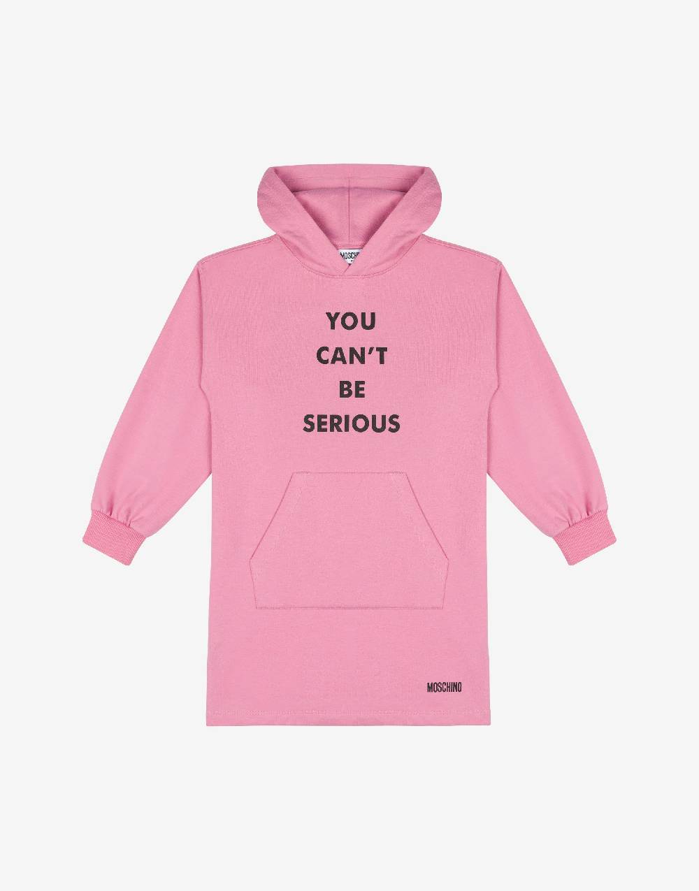 Love Moschino Abito in felpa You Can't Be Serious Discount Store per i nuovi prodotti