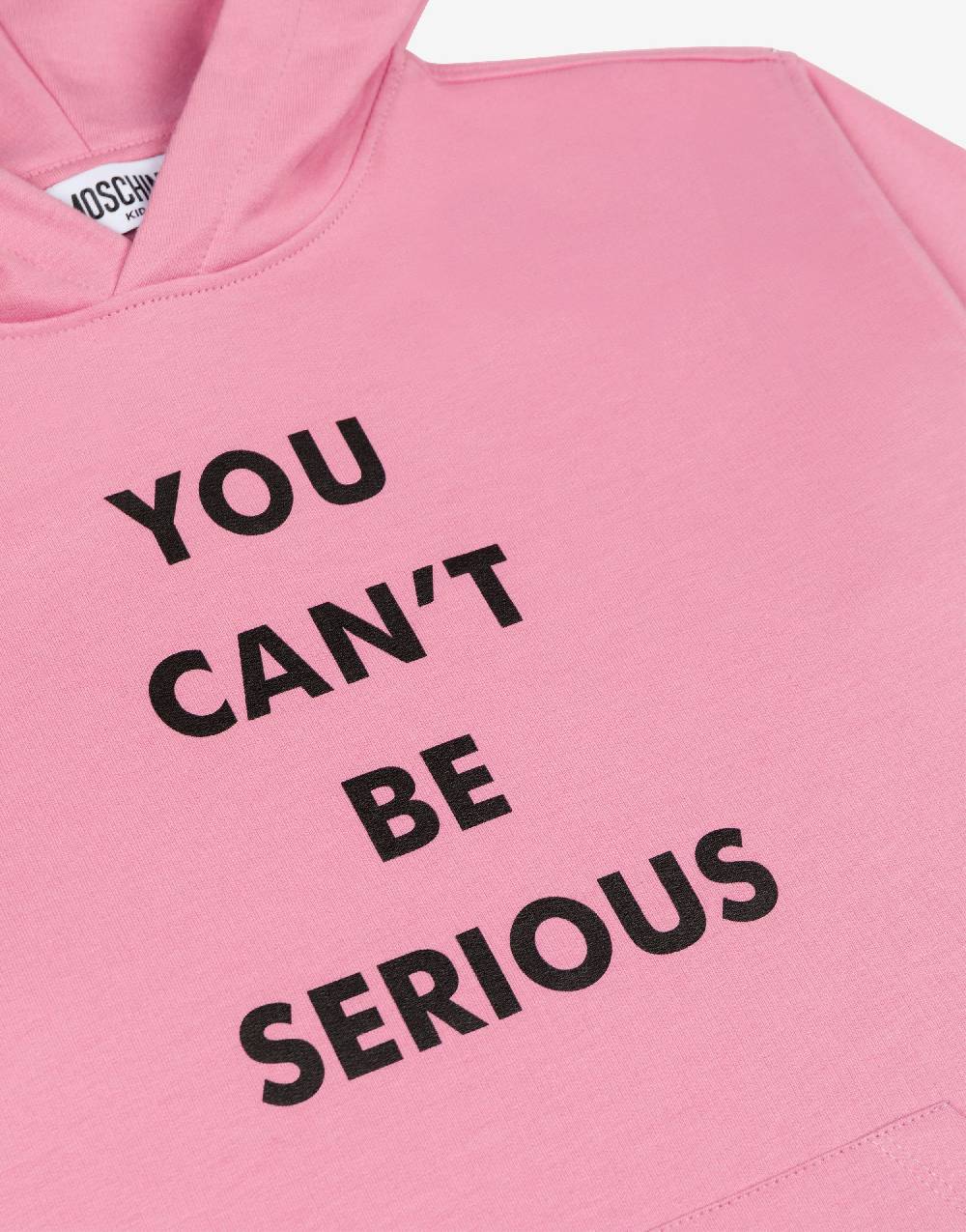 Love Moschino Abito in felpa You Can't Be Serious Discount Store per i nuovi prodotti