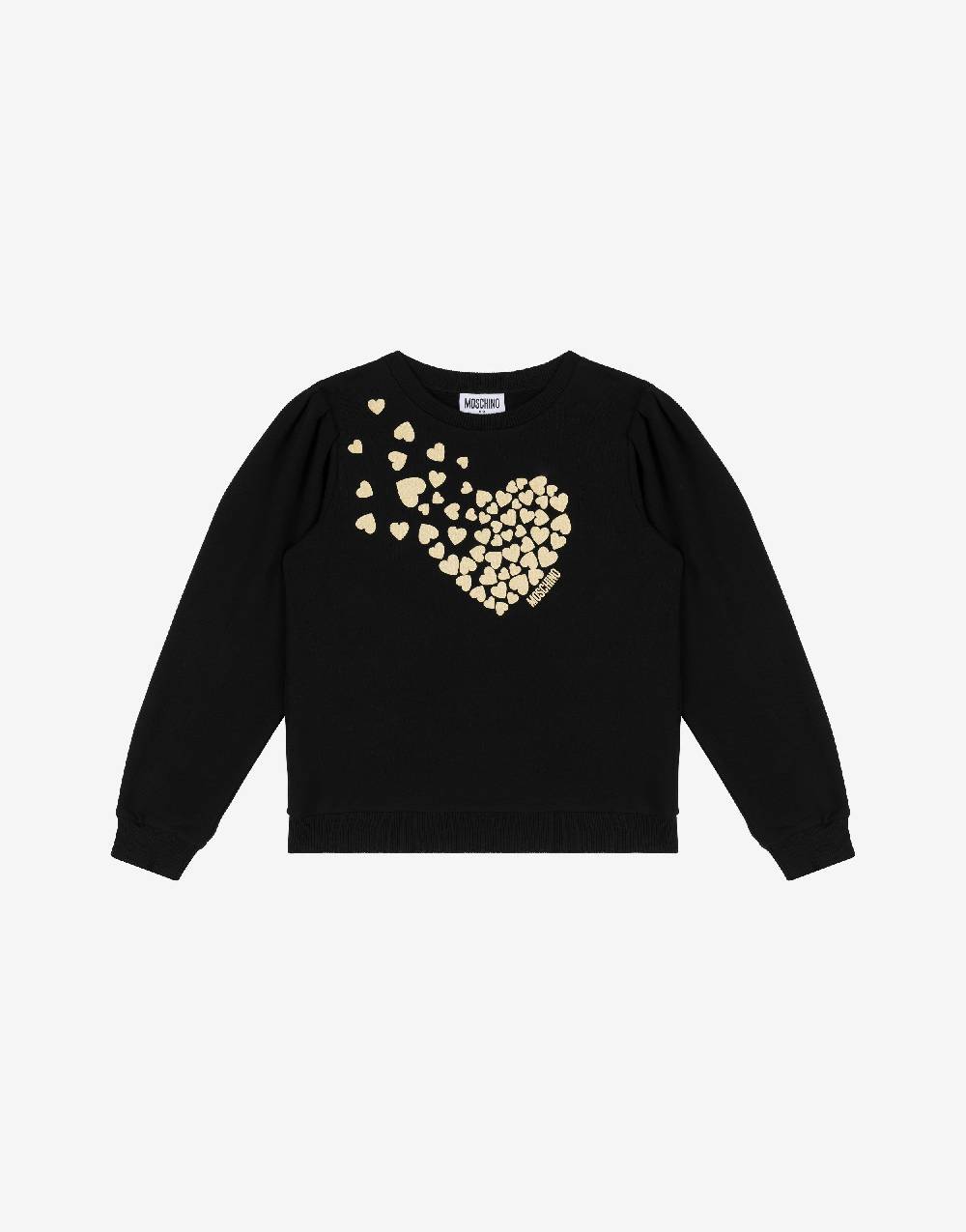 Love Moschino Felpa in cotone Degradé Heart Qualità