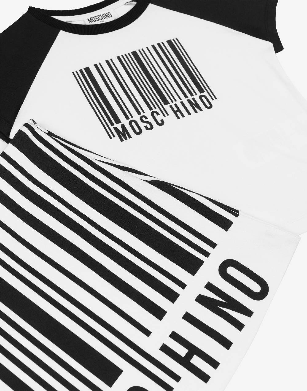 Love Moschino Completo t-shirt e gonna Barcode Promozione