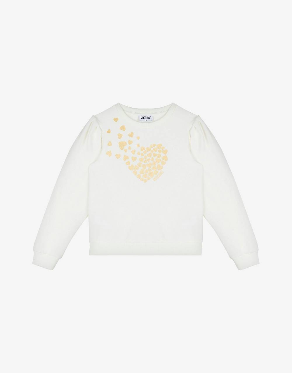Love Moschino Felpa in cotone Degradé Heart Acquista Ora