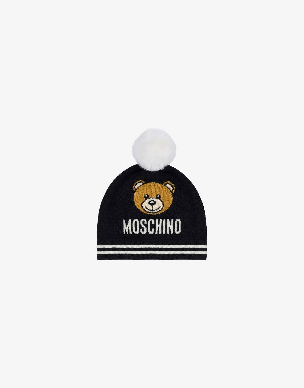 Love Moschino Cappello in maglia Moschino Teddy Bear Consegna Veloce