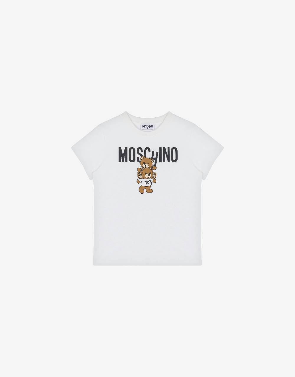 Love Moschino T-shirt in jersey Teddy Logo Fino Al -60%
