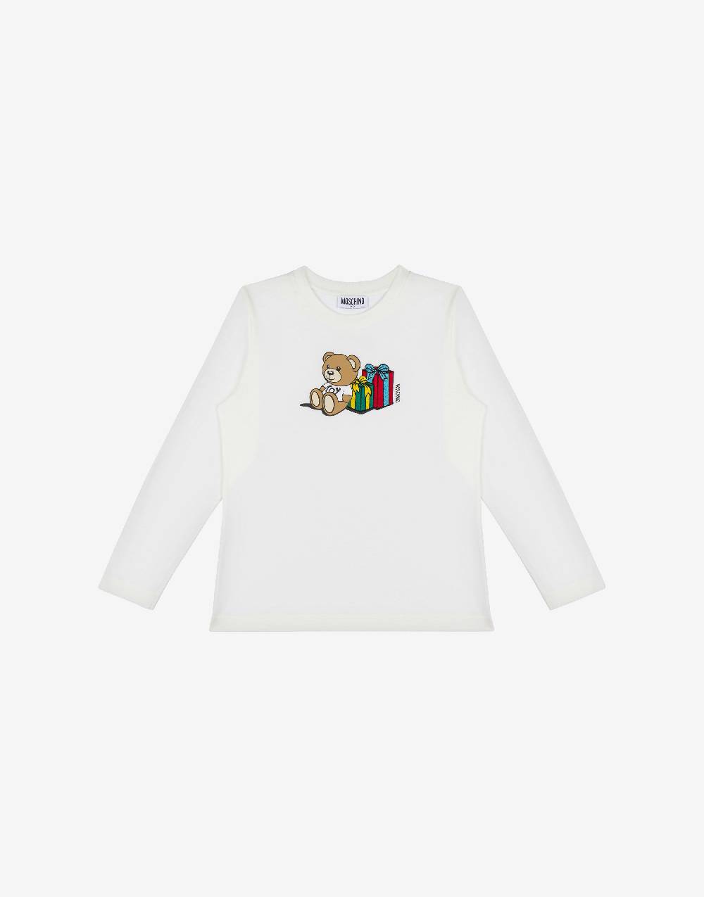 Love Moschino T-shirt in jersey Teddy Holiday Prezzo Ridotto