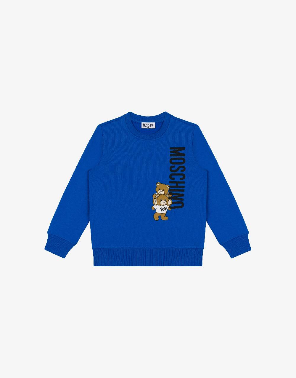 Love Moschino Felpa in cotone Moschino Teddy Bear Sconto