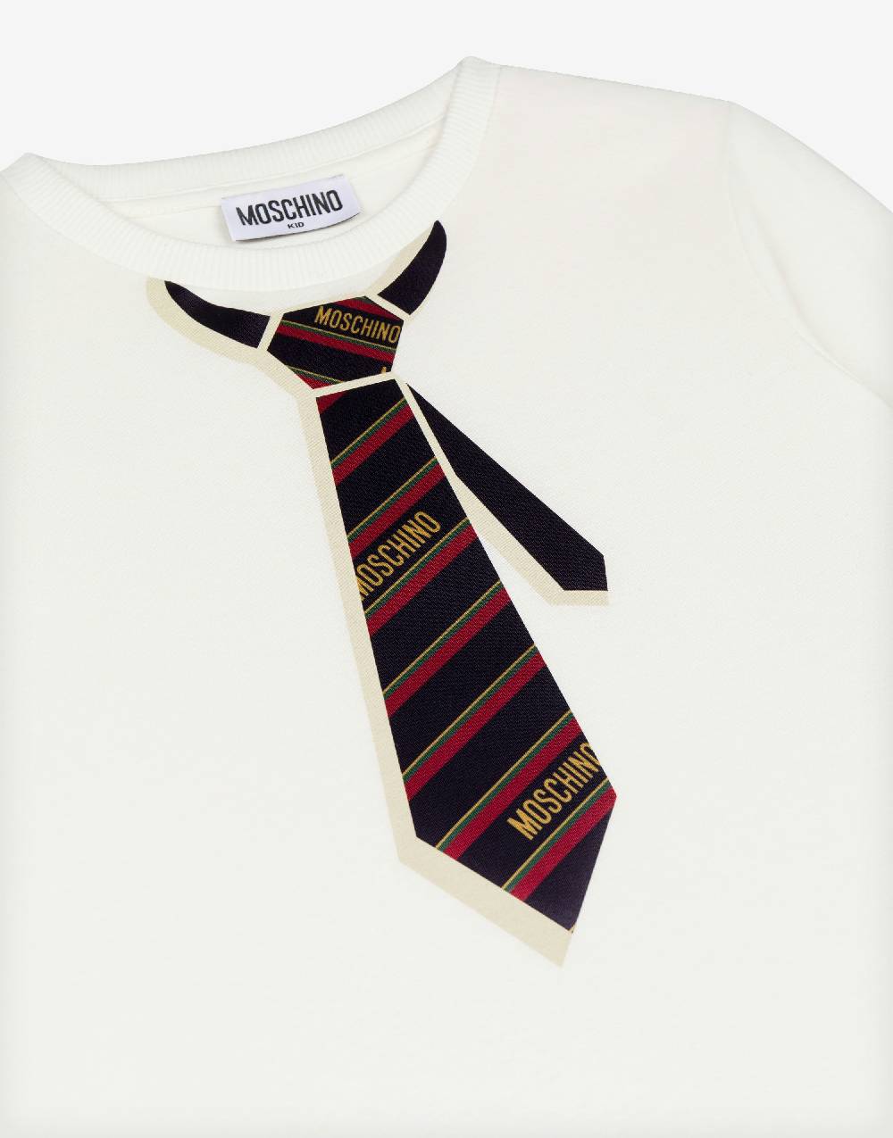 Love Moschino T-shirt in jersey Tie Print In Vendita