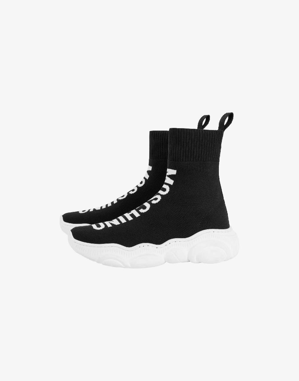 Love Moschino Sock sneakers Teddy Shoes con maxi logo Negozio