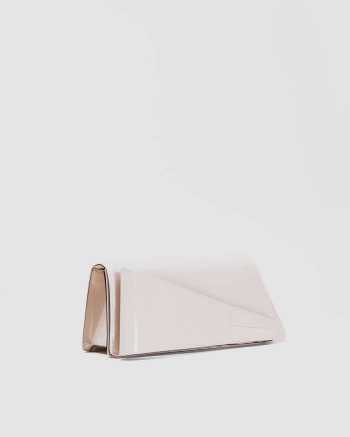 ﻿LUCIANO PADOVAN Borsa Kim pochette in pelle verniciata nude Borse pochette eleganti - Luciano Padovan Shop Online Offerte