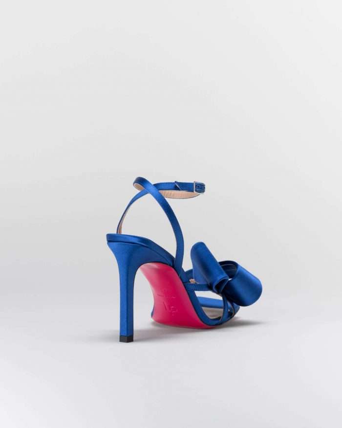 LUCIANO PADOVAN FLAKE LINE SANDALO NORA RASO BLU Vendita Calda