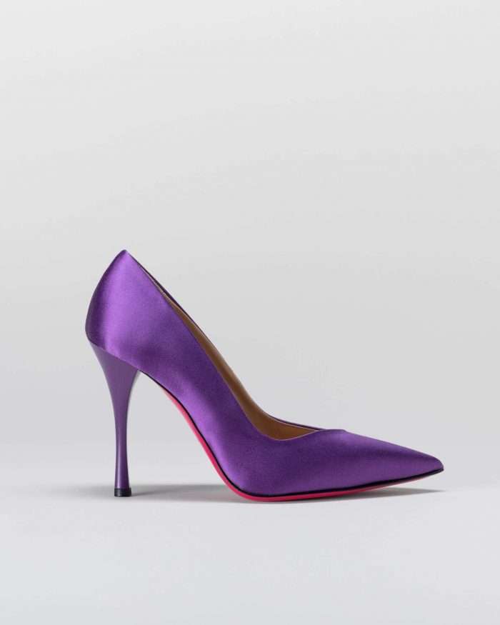 LUCIANO PADOVAN SIMPLE LINE DÉCOLLETÉ ROBIN RASO VIOLA 2025
