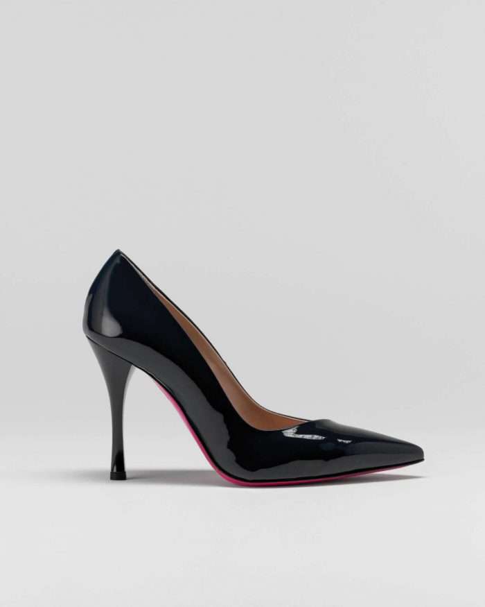 LUCIANO PADOVAN SIMPLE LINE DÉCOLLETÉ ROBIN PELLE VERNICIATA NERO- Luciano Padovan Online Shop Nuovo
