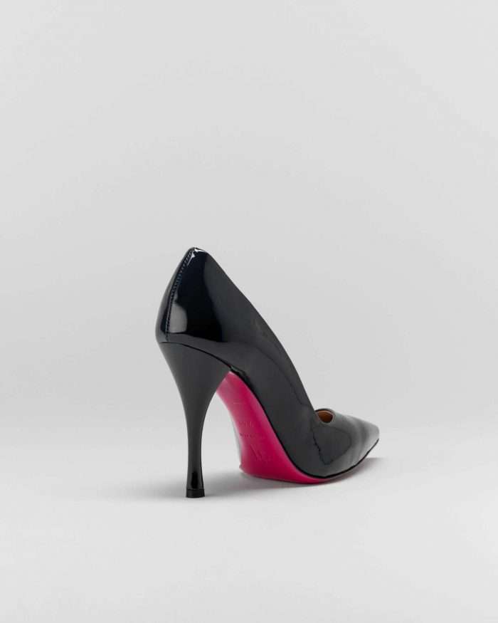 LUCIANO PADOVAN SIMPLE LINE DÉCOLLETÉ ROBIN PELLE VERNICIATA NERO- Luciano Padovan Online Shop Nuovo