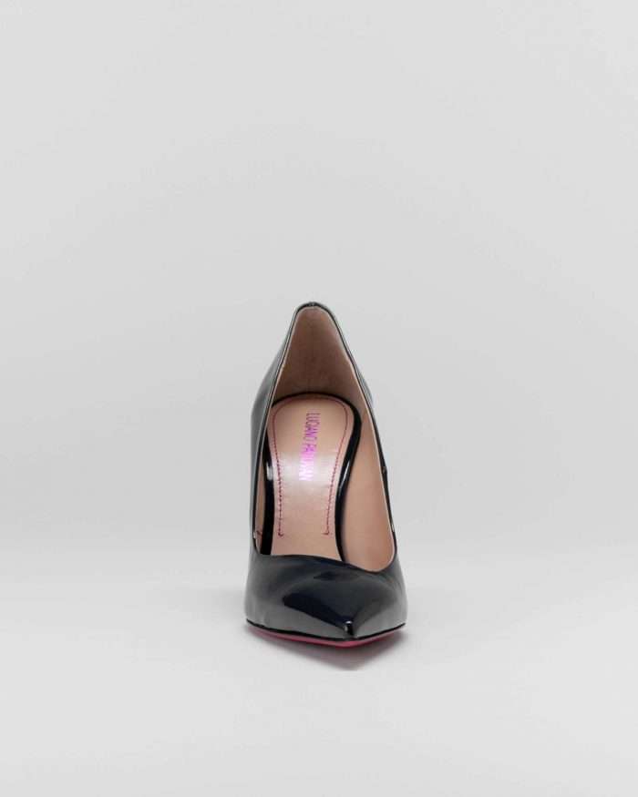 LUCIANO PADOVAN SIMPLE LINE DÉCOLLETÉ ROBIN PELLE VERNICIATA NERO- Luciano Padovan Online Shop Nuovo
