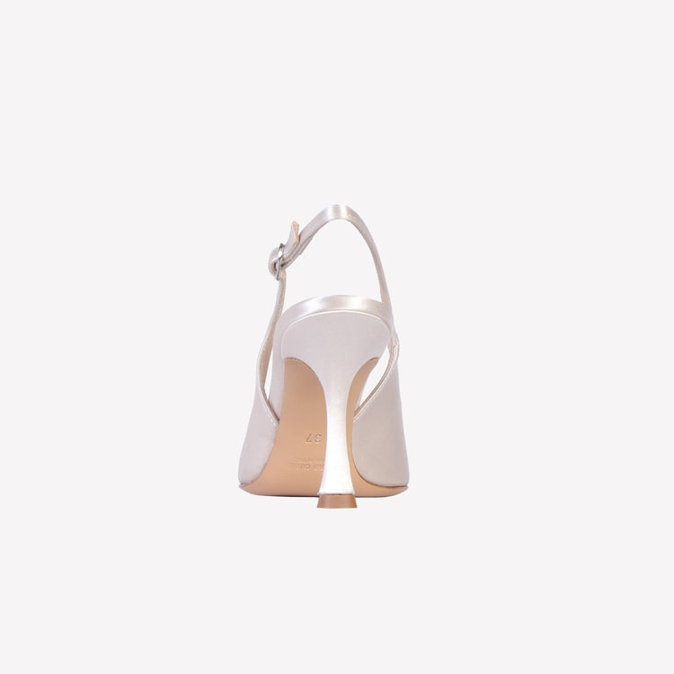 Roberto Festa SLINGBACK IN RASO PERLA LAVINIA Affare Del Giorno