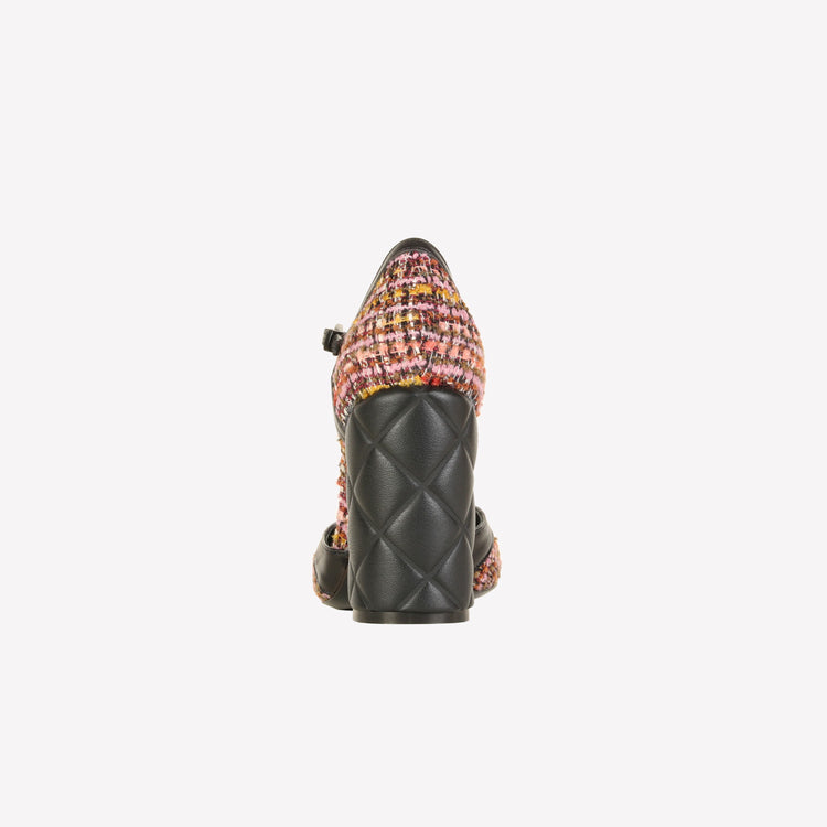 Roberto Festa DÉCOLLETÉ T-STRAP IN BOUCLÉ MULTICOLOR OLIMPYA Outlet