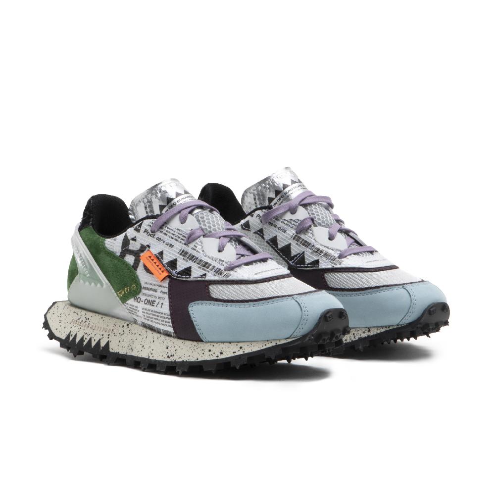 RUN OF Ro1 Blood sneakers in pelle nylon pelle scamosciata e rete Pezzi Unici