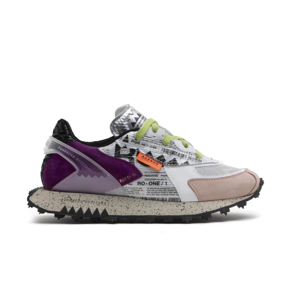 RUN OF Ro1 Furia sneakers in pelle nylon pelle scamosciata e rete Acquista Ora