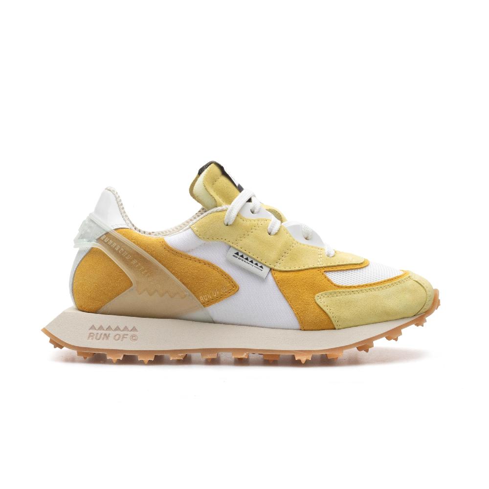 RUN OF Lemonade sneakers uomo in pelle scamosciata e nylon | sito ufficiale RUN OF 2025