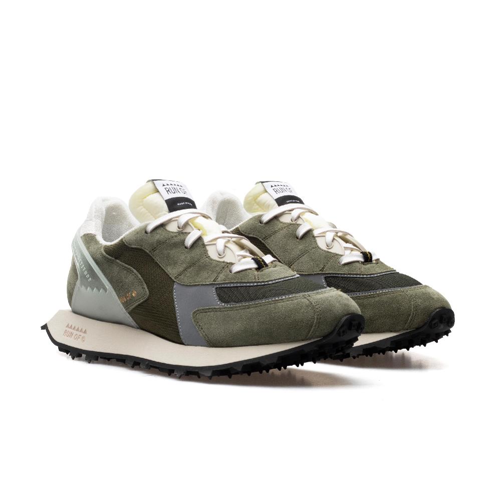 RUN OF Military sneakers uomo in pelle scamosciata e nylon | sito ufficiale RUN OF Nuovo