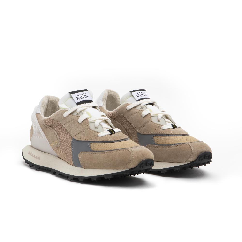 RUN OF sneakers Bezow in pelle e rete con talloncino in pelle Spedizione Gratuita