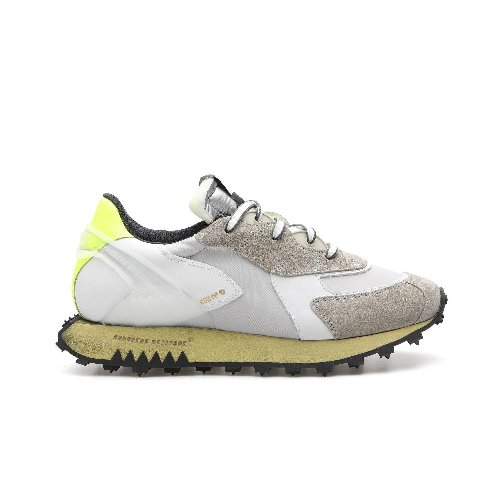 RUN OF Ambush sneakers in pelle e nylon con suola gialla Soddisfazione Garantita