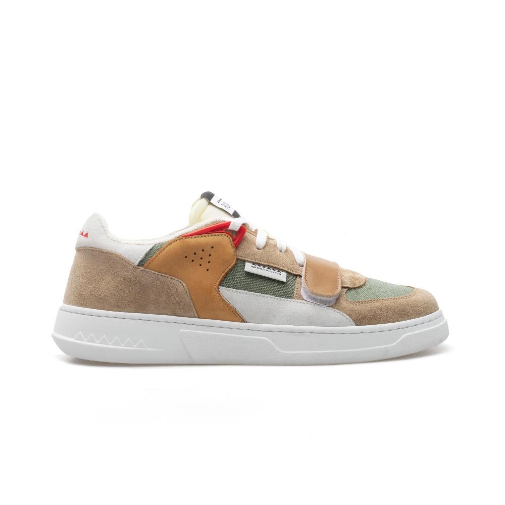 RUN OF Foam RS sneakers in pelle pelle scamosciata e tela di cotone % Outlet