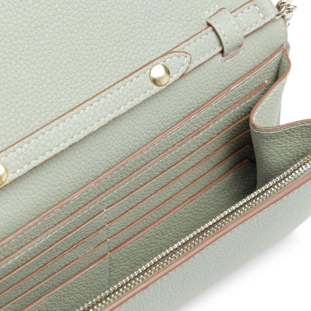 Santoni Borsa a tracolla in pelle verde Nuovo