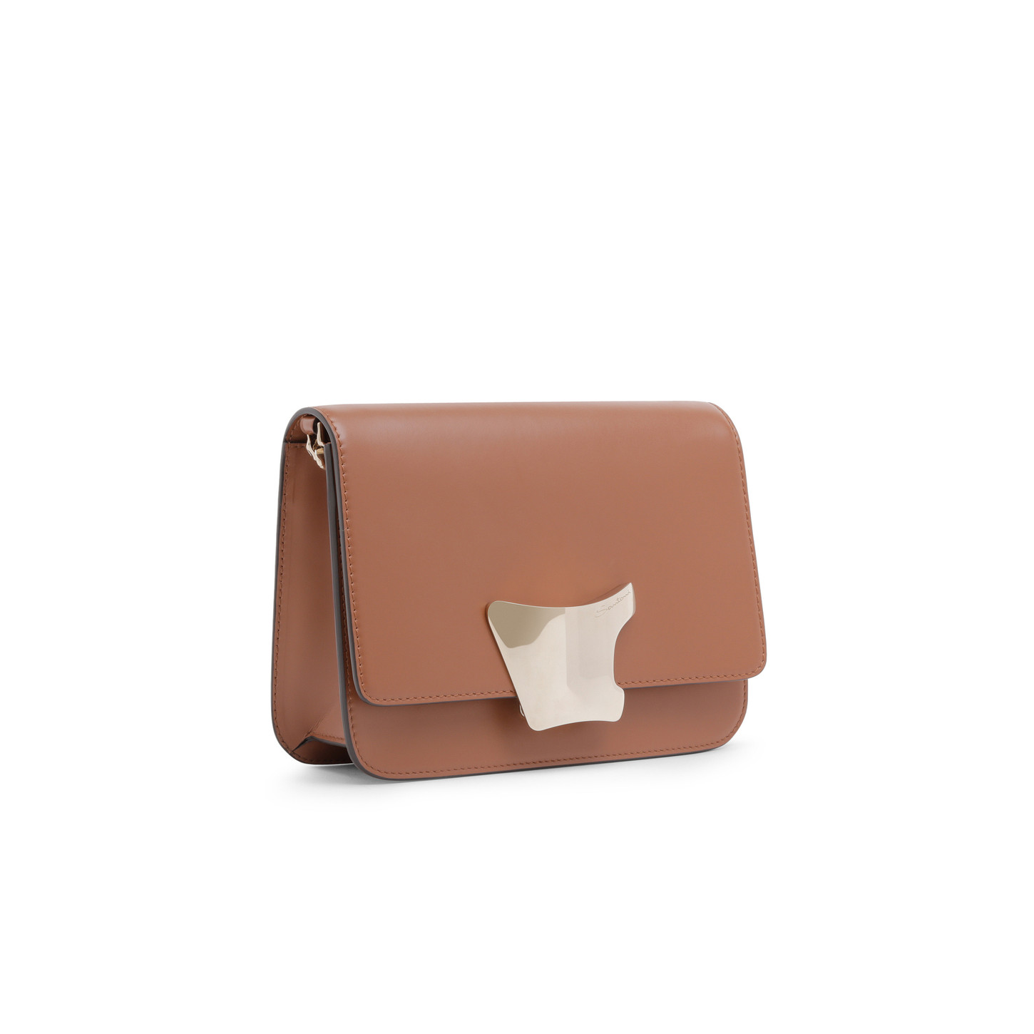 Santoni Borsa a tracolla in pelle marrone Qualità Garantita
