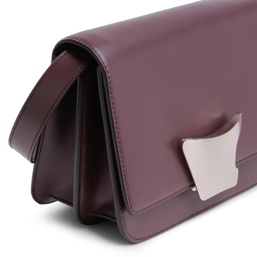 Santoni Borsa a tracolla in pelle bordeaux Affare Del Giorno