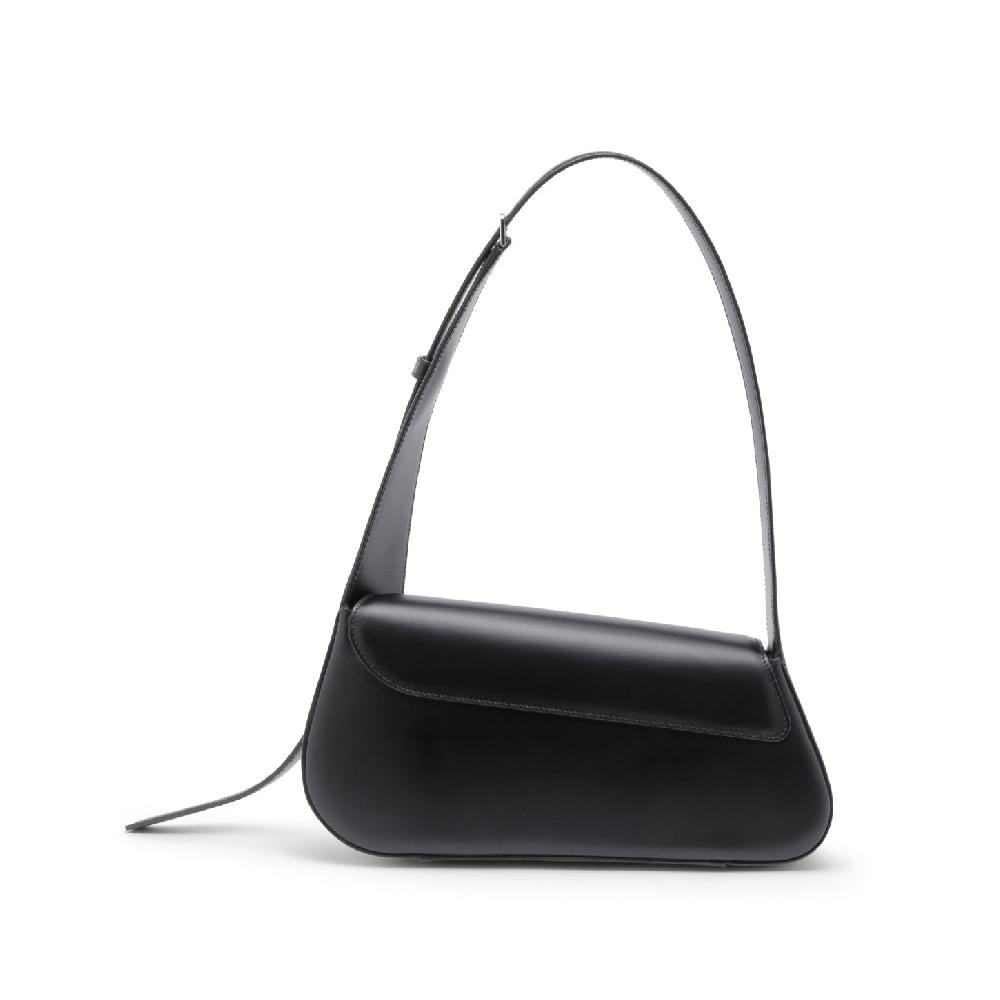 Santoni Borsa ThePluto in pelle nera Sottocosto