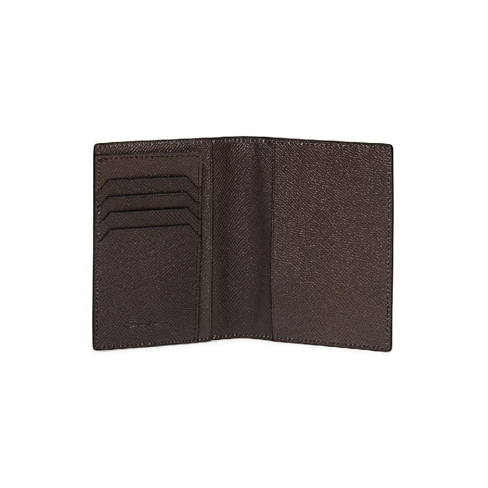 Santoni Custodia per passaporto in saffiano beige I Più Venduti