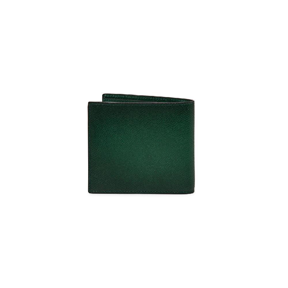 Santoni Portafoglio in saffiano verde Nuovo