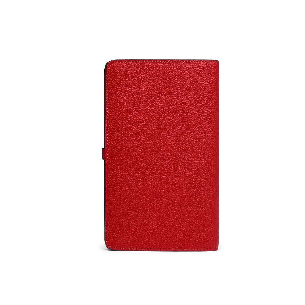 Santoni Porta documenti in pelle rossa Promozione Limitata