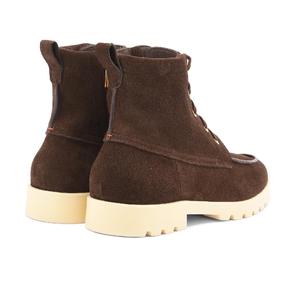 Santoni Stivaletto da donna in suede testa di moro Convenienza