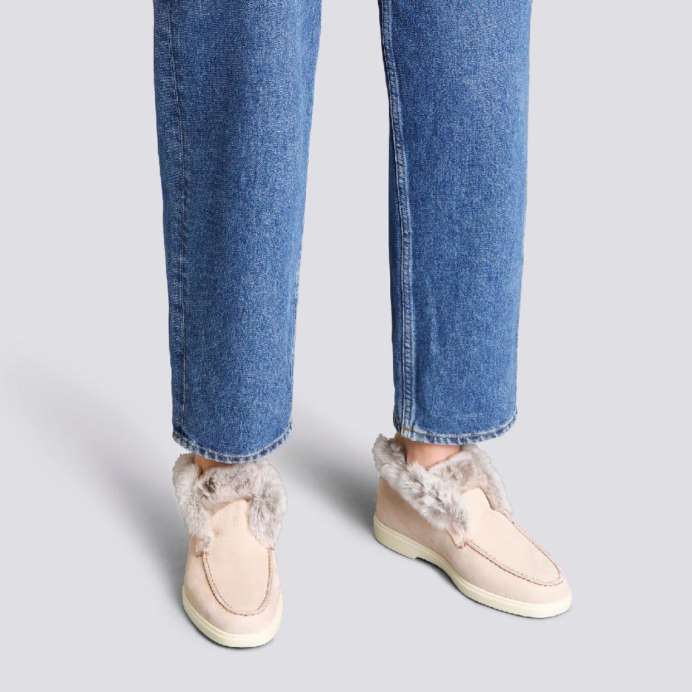 Santoni Stivaletto desert da donna in nabuk rosa Novità