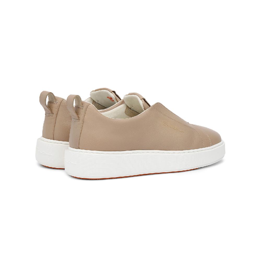 Santoni Sneaker slip-on da donna in pelle rosa Economico