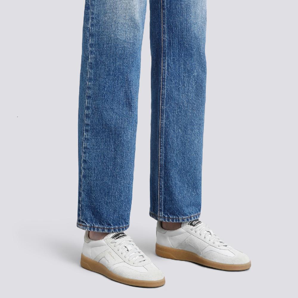 Santoni Sneaker DBS Oly da donna in pelle bottalata bianca Outlet