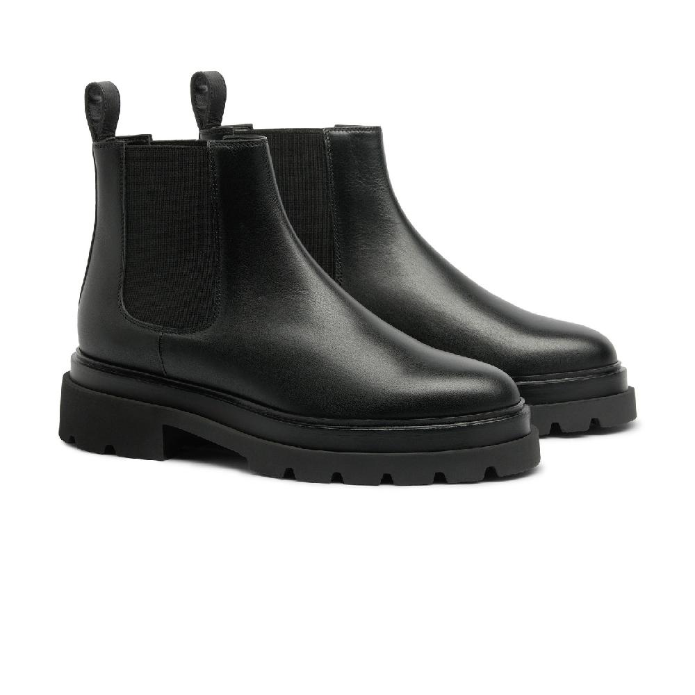 Santoni Stivaletto chelsea da donna in pelle nera Offerte