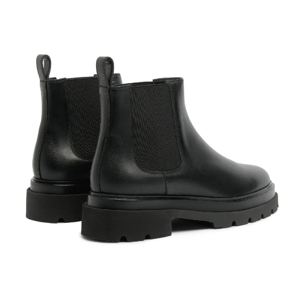 Santoni Stivaletto chelsea da donna in pelle nera Offerte