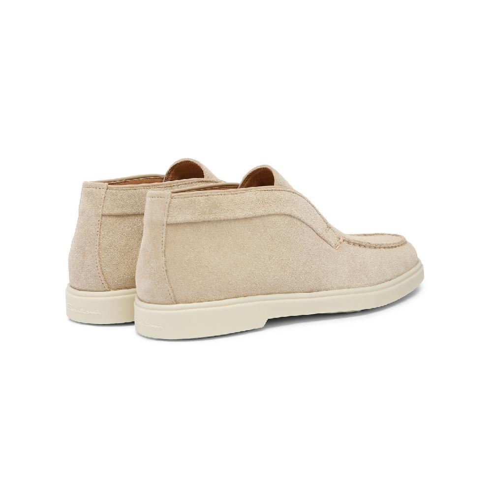 Santoni Stivaletto desert da donna in suede rosa Saldi