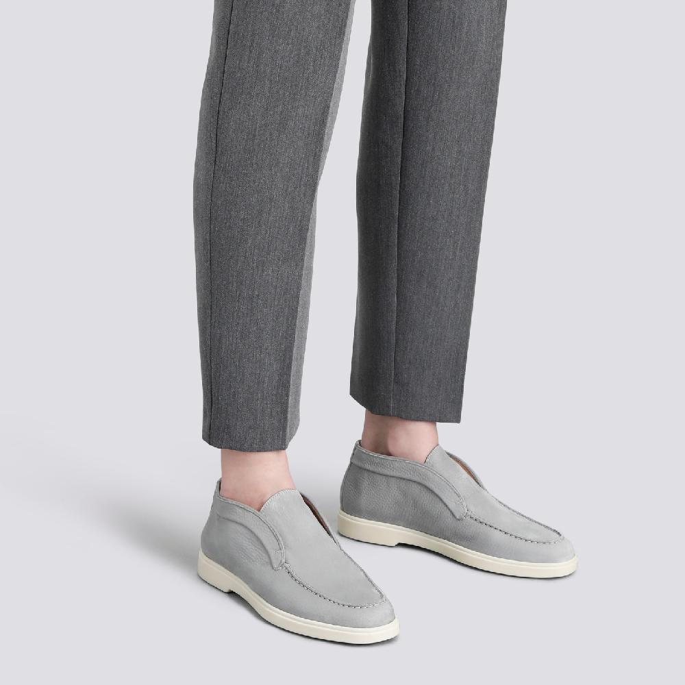 Santoni Stivaletto desert da donna in nabuk grigio Negozi Online