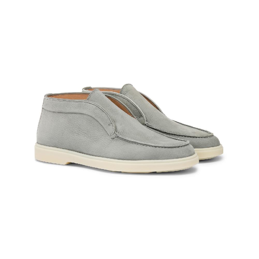 Santoni Stivaletto desert da donna in nabuk grigio Negozi Online