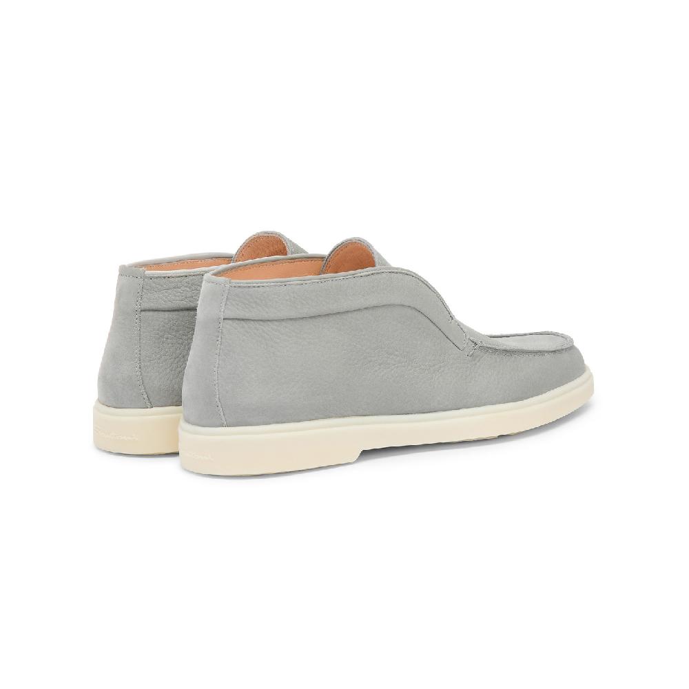 Santoni Stivaletto desert da donna in nabuk grigio Negozi Online